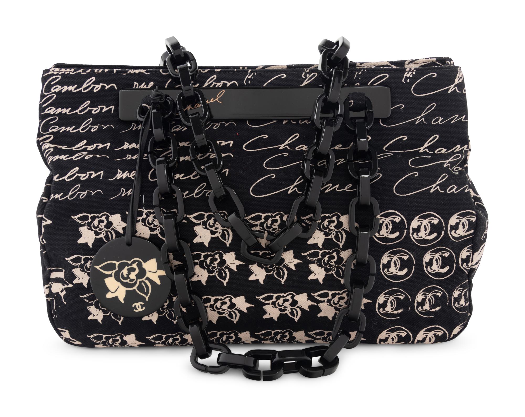 Chanel Printed Canvas Tote Bag, 2005-06