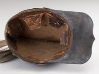 [MILITARIA]. Charleston Light dragoon jockey helmet. Ca 1835-1840.
