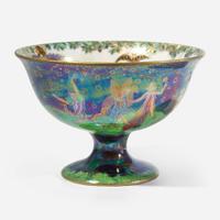 A Wedgwood Black Fairyland Lustre Melba Bowl UK, circa 1925