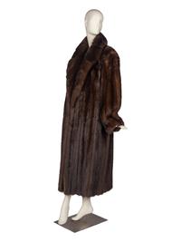 A Galanos Full-Length Sable Coat