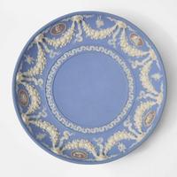 A Wedgwood Tricolor Jasperware Cup and Saucer UK, circa 1820