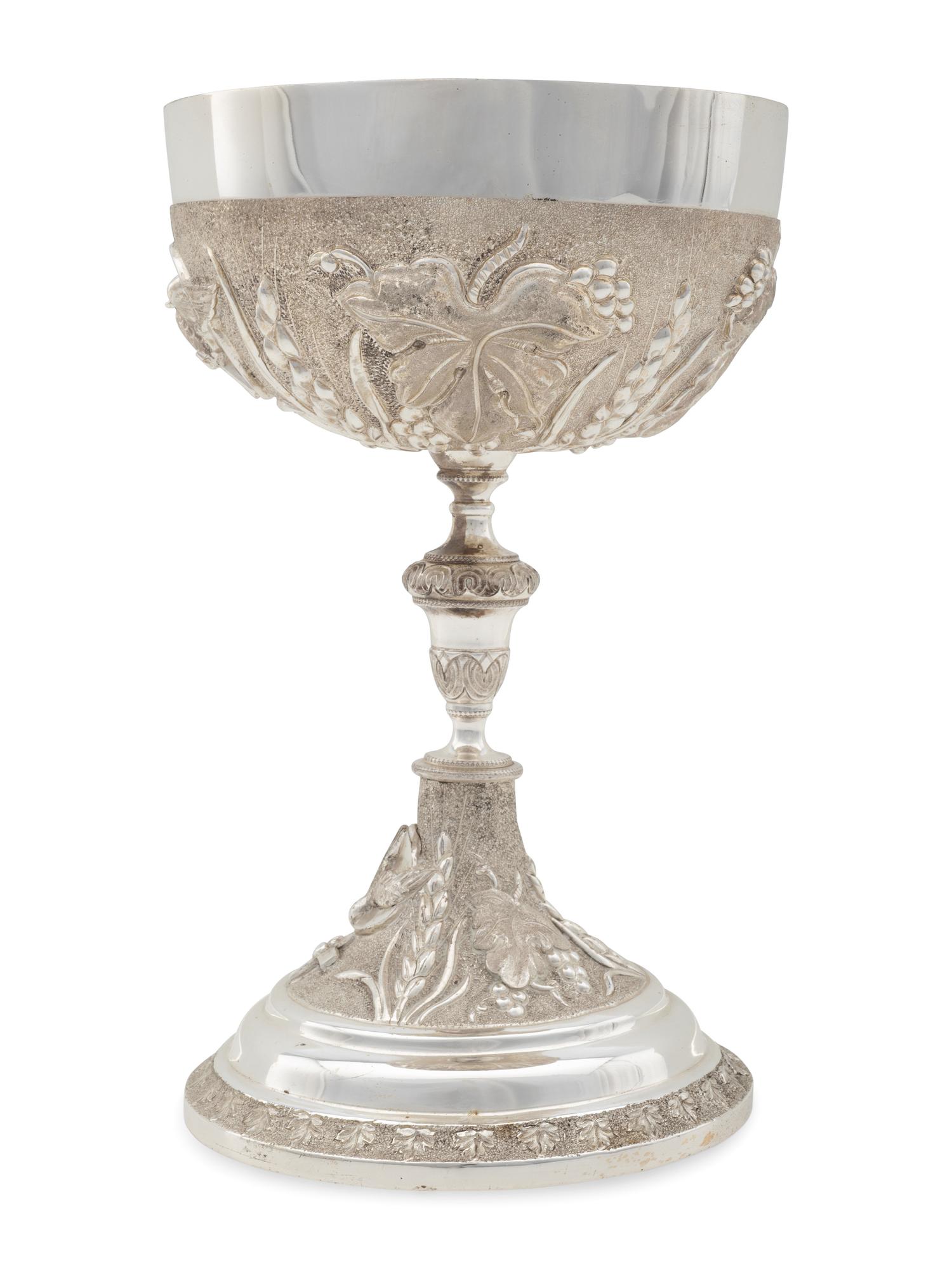 A Mexican Silver Chalice