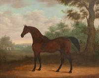 Bay Hunter in a Landscape
