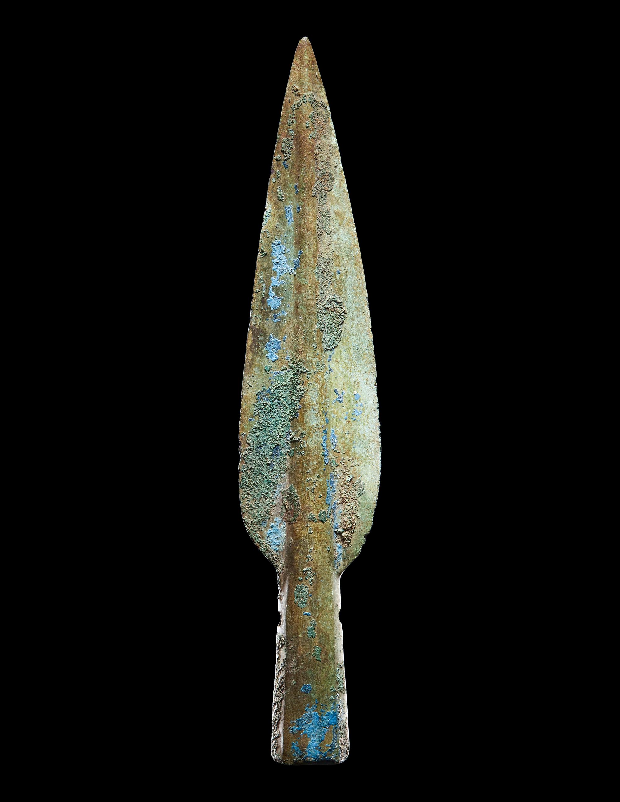 A Greek Bronze Spear Point