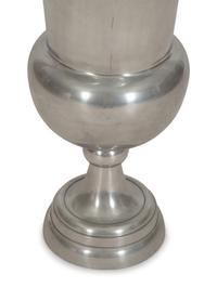 A Pair of Cast Aluminum Campagna-Form Urns