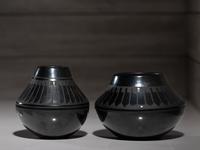 Blackware Pottery Jars
