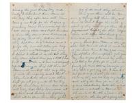 [CIVIL WAR]. War-date letter and discharge document from Franklin Rice, Jr. of the 94th New York Infantry.