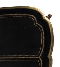 A Louis XV Style Gilt-Metal Mounted Ebonized Bureau Plat