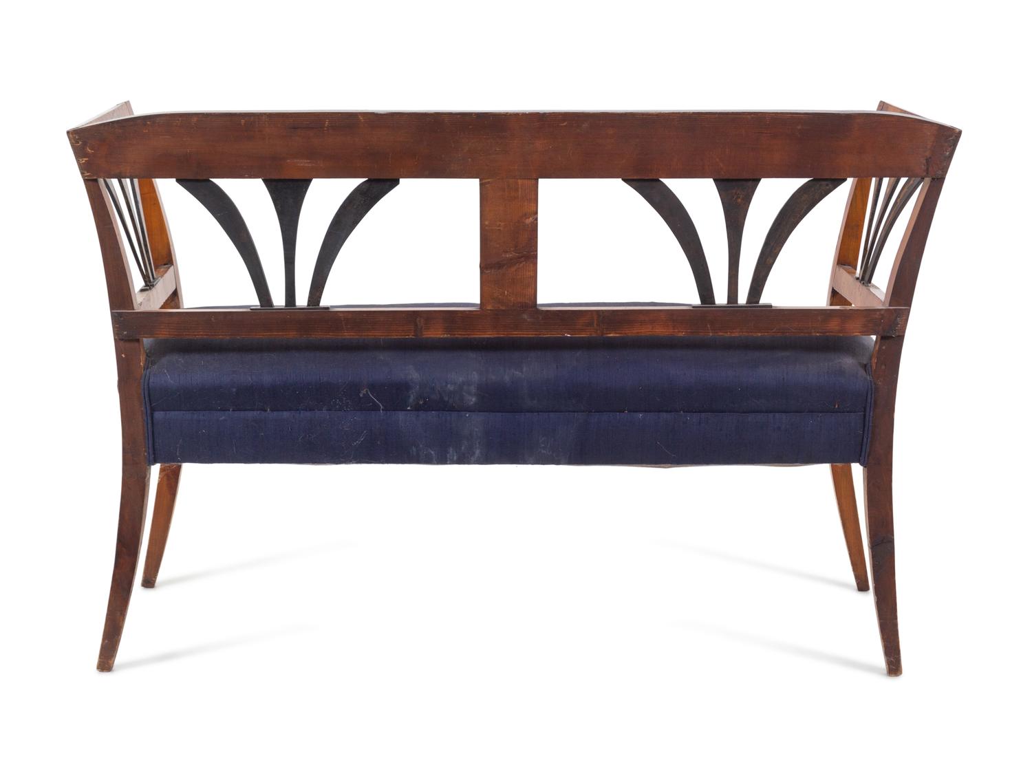 A Biedermeier Marquetry Settee