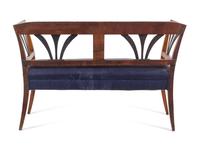 A Biedermeier Marquetry Settee