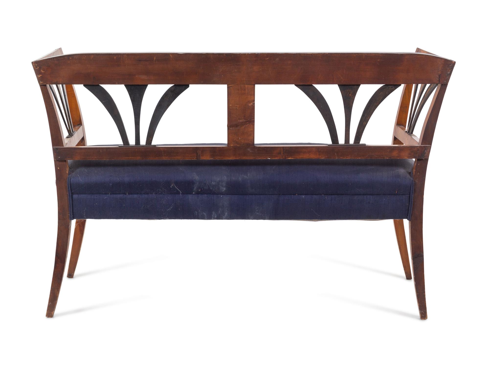 A Biedermeier Marquetry Settee