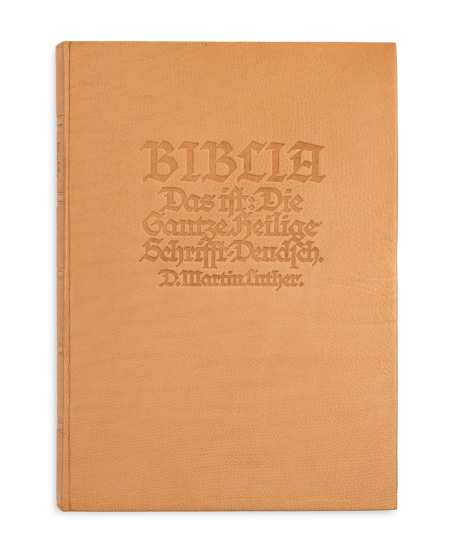 [FINE PRESS -- BREMER PRESSE]. Biblia Das Ist: Die Gantze Heilige Schrifft. Munich: Bremer Presse, 1926-1928.