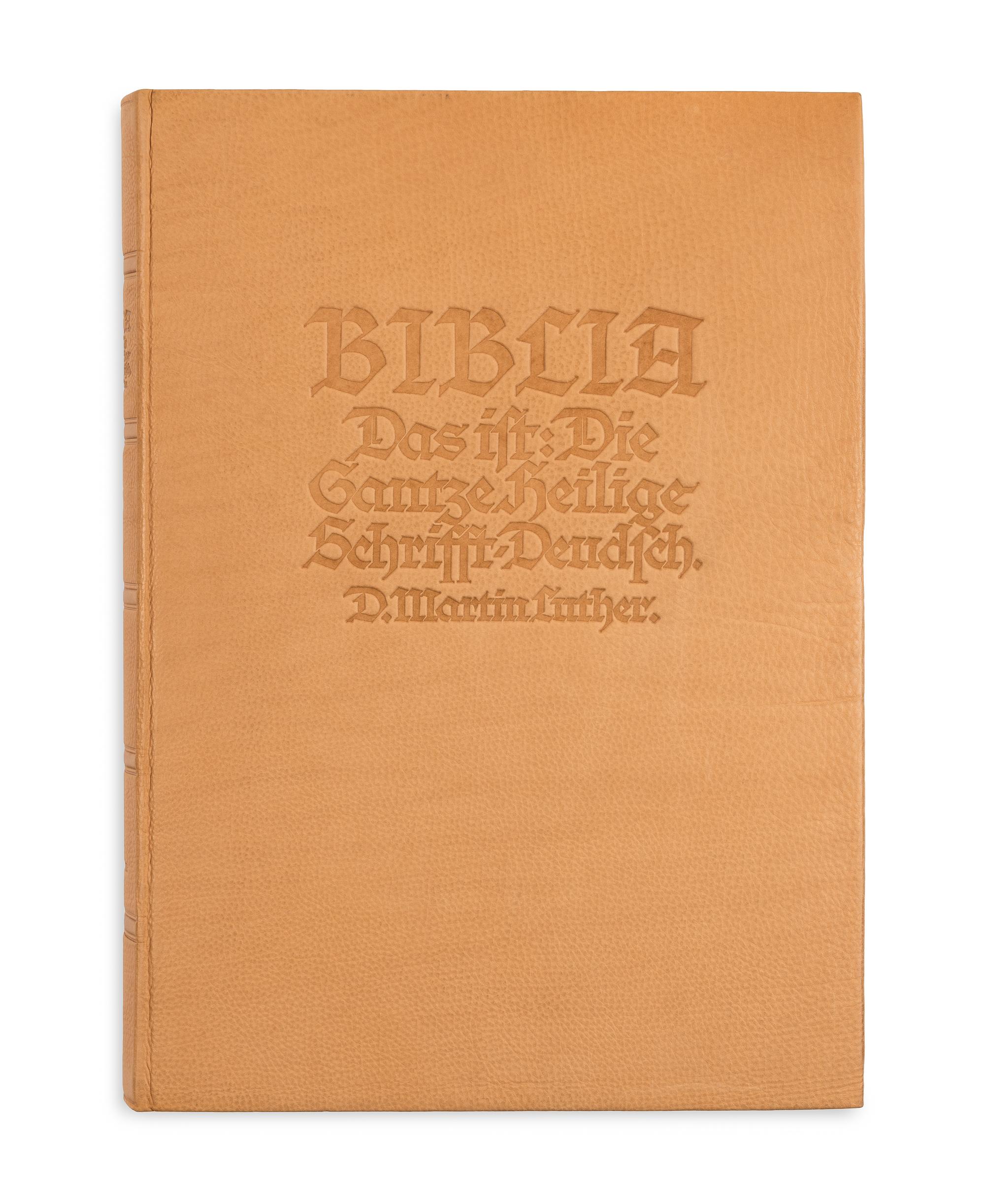 [FINE PRESS -- BREMER PRESSE]. Biblia Das Ist: Die Gantze Heilige Schrifft. Munich: Bremer Presse, 1926-1928.