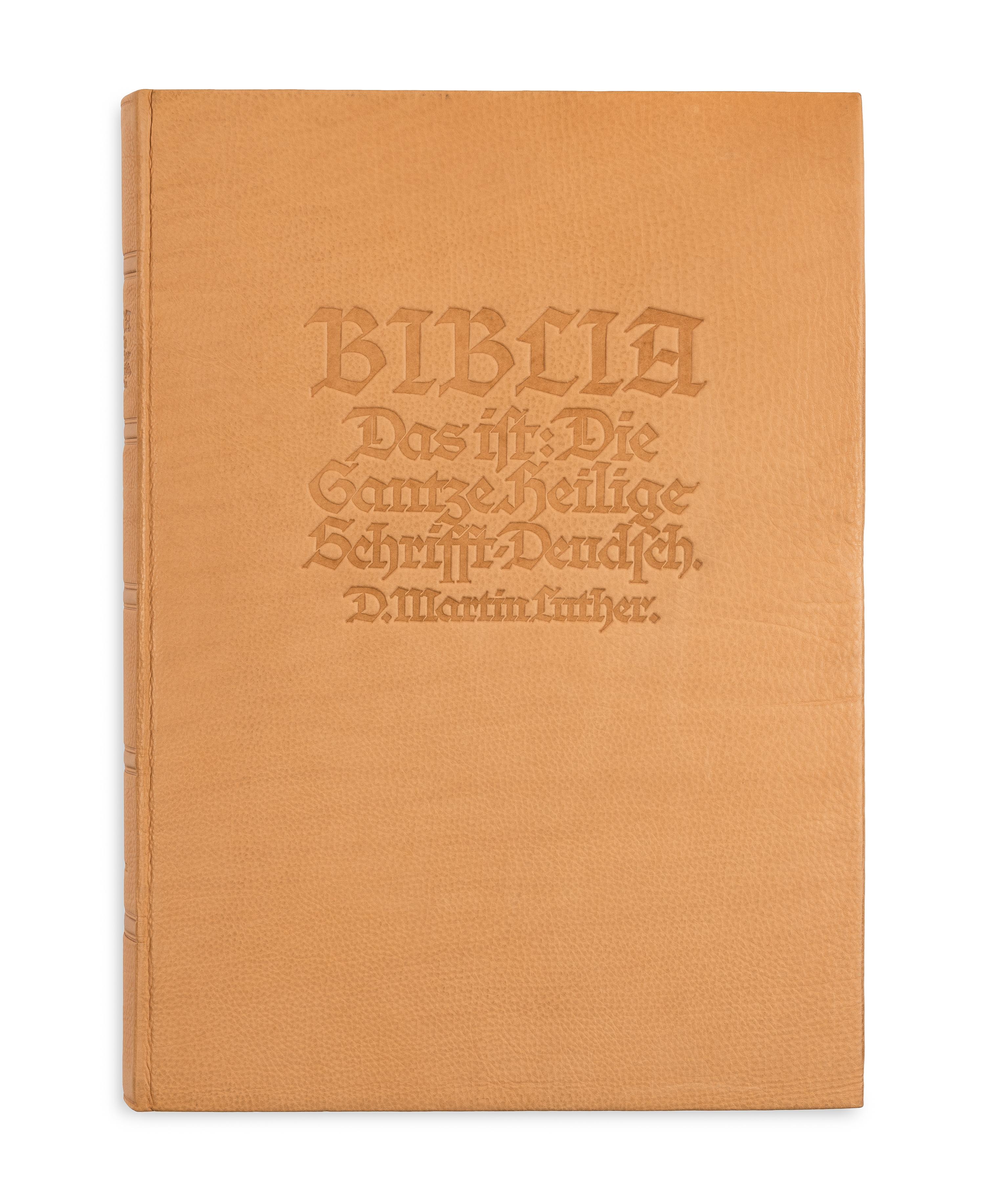 [FINE PRESS -- BREMER PRESSE]. Biblia Das Ist: Die Gantze Heilige Schrifft. Munich: Bremer Presse, 1926-1928.