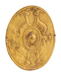 A Near East Gold Disk with Four Recumbent Rams
