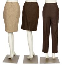Three Chanel Items: Two Skirts, One Pants, 1999