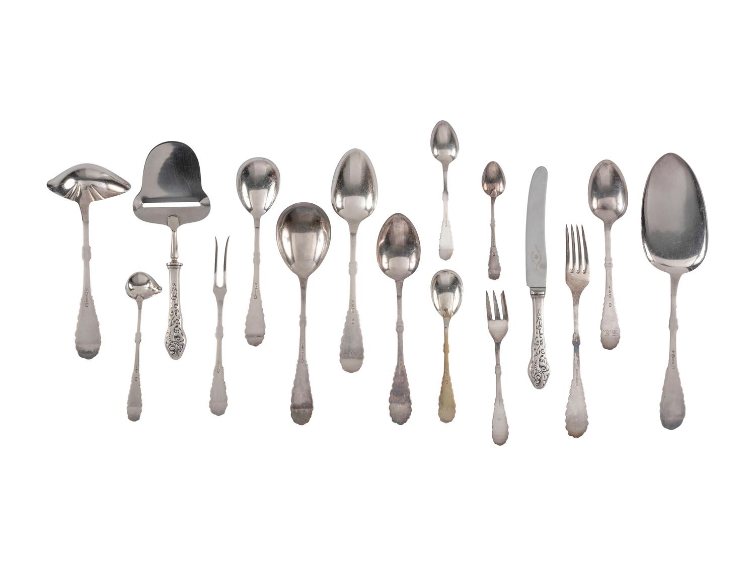 Tang Flatware Service, Circa 1905