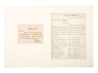 [SIOUX UPRISING AND EXECUTION]. LINCOLN, Abraham (1809-1865). Facsimile of Lincoln's autograph letter to General Henry H. Sibley with autograph letter signed from Henry Sibley.