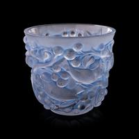 An R. Lalique Avalon Glass Vase