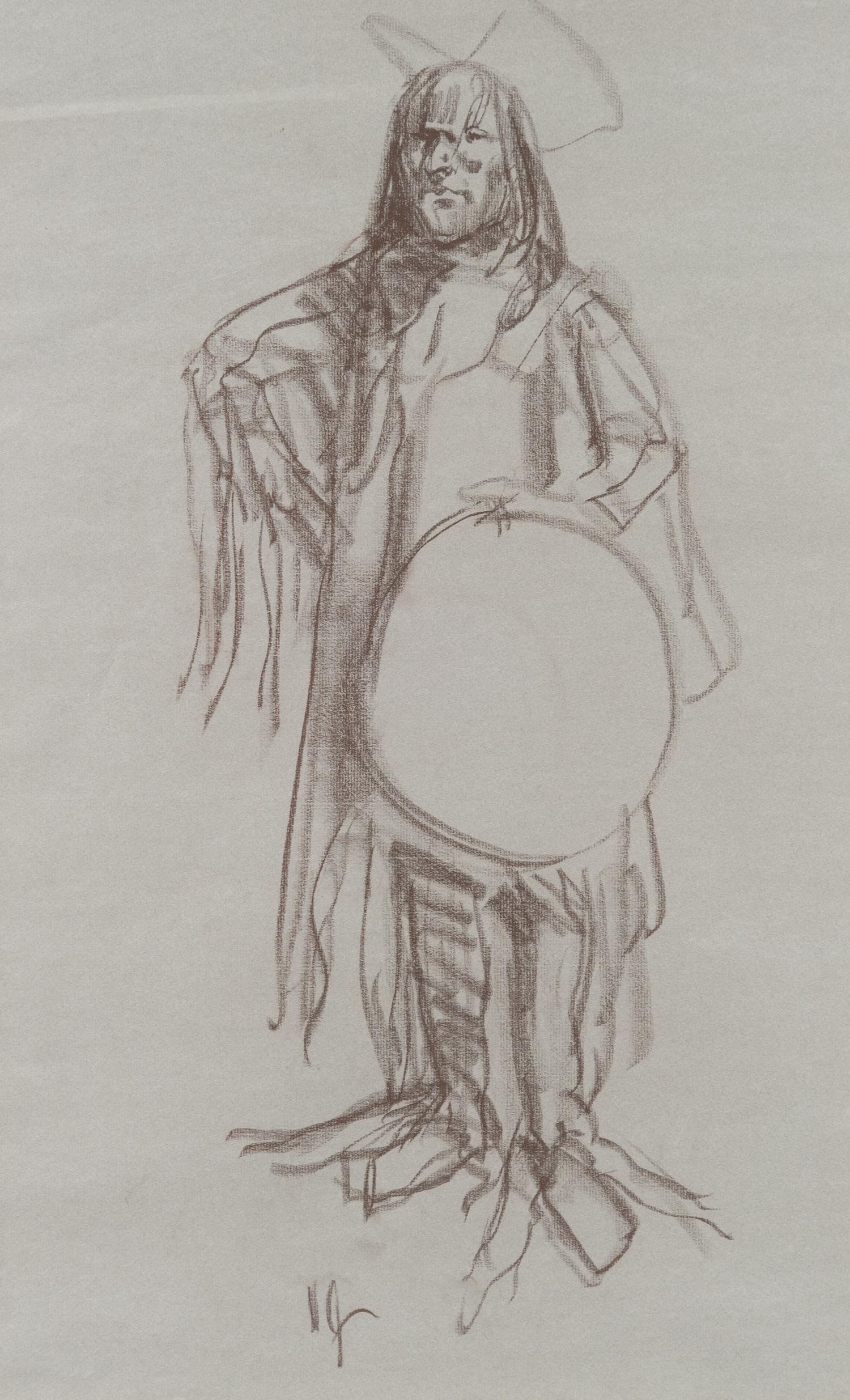 Standing Indian and Standing Cowboy (A Pair)