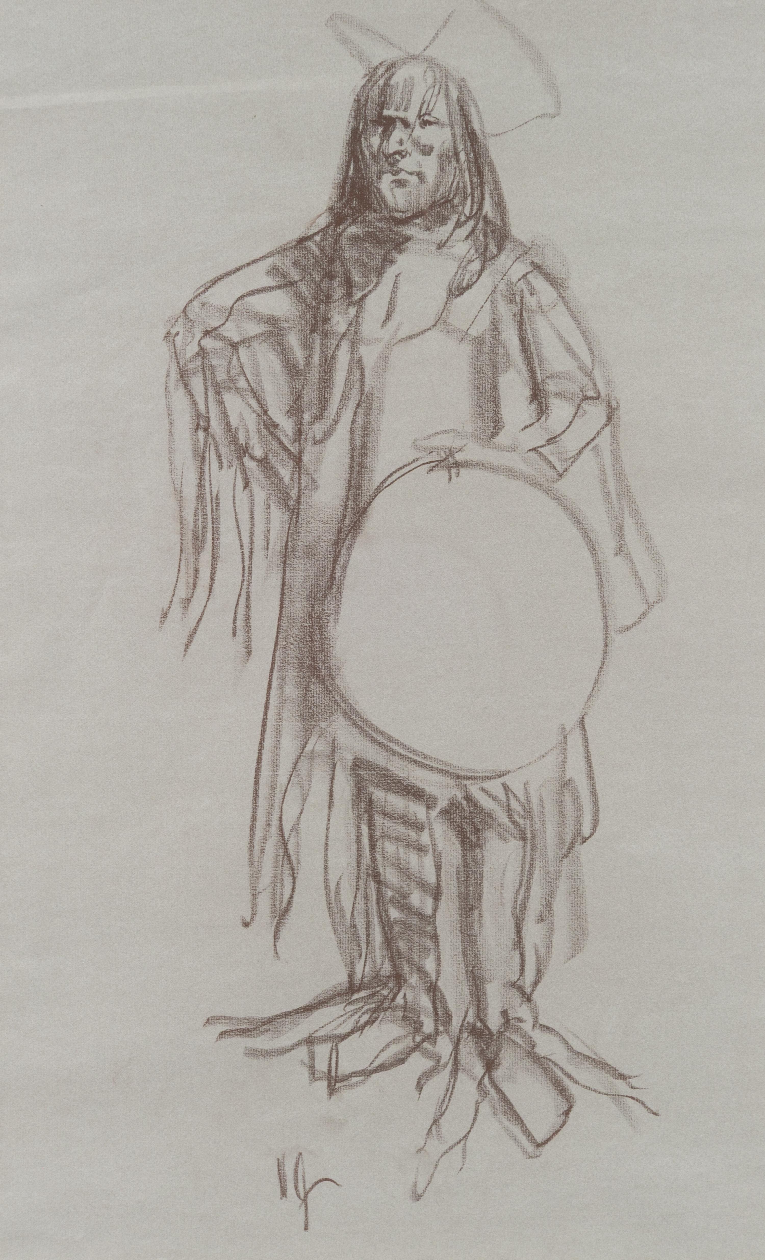 Standing Indian and Standing Cowboy (A Pair)