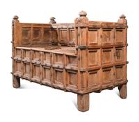 An Indian Teakwood Bench