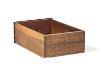 A Rare Federal Carved Butternut or Walnut Peaked Pediment Tall Chest