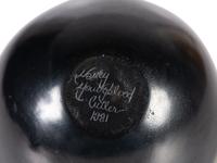 Miniature Carved Blackware Pottery