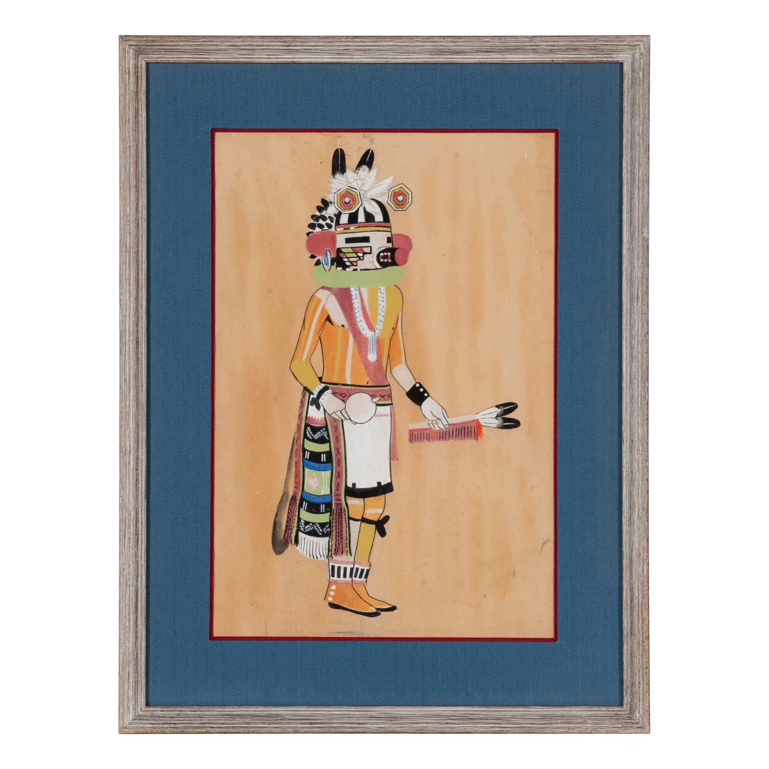 Series of Katsina Paintings tempera on paper