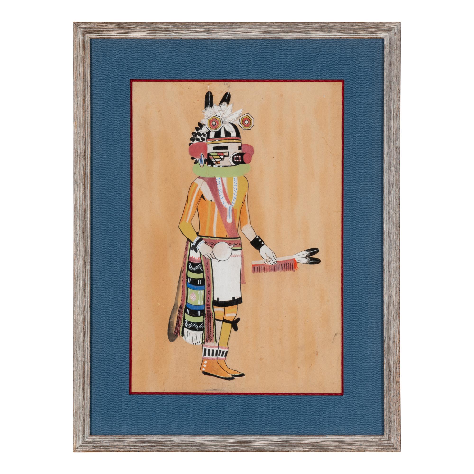 Series of Katsina Paintings tempera on paper