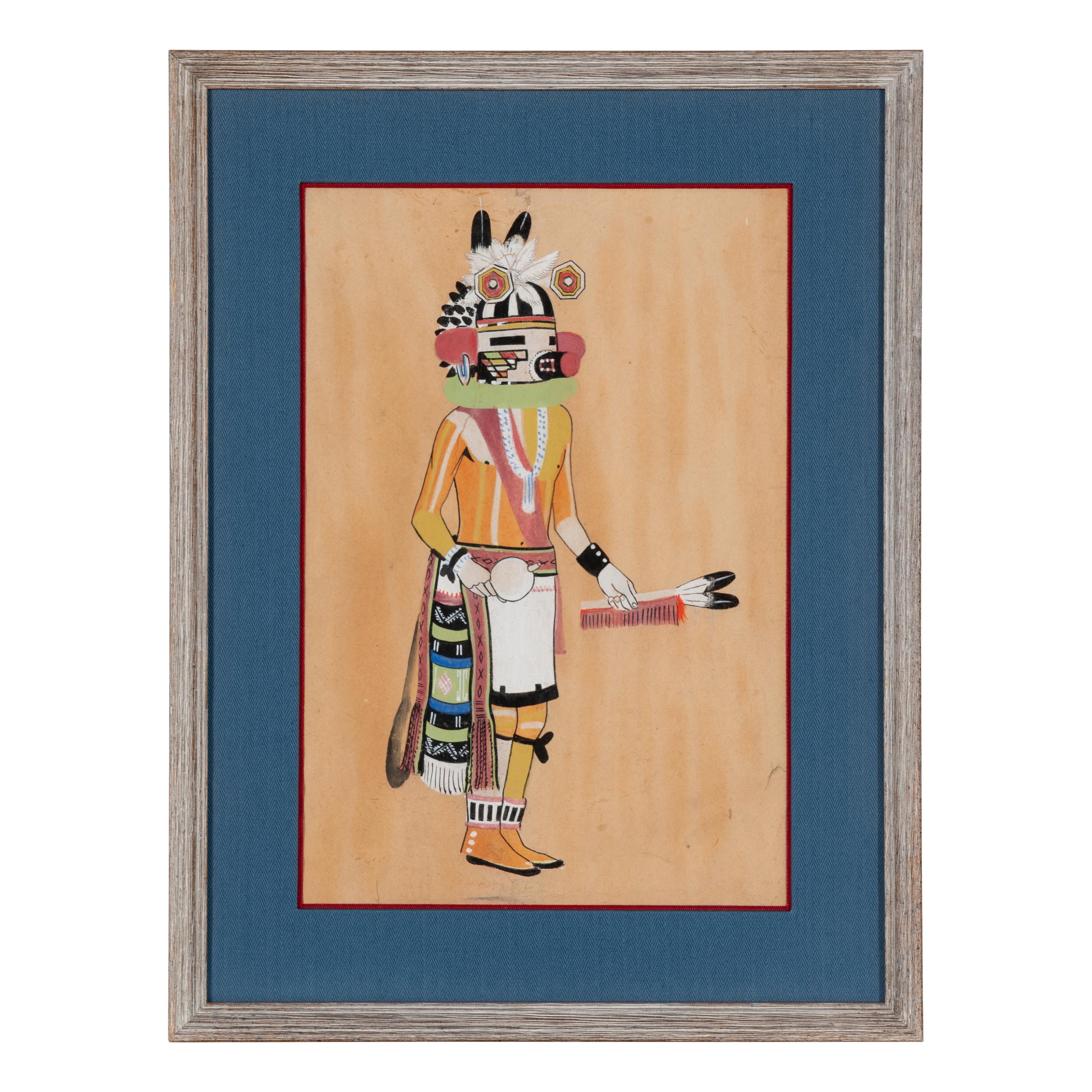 Series of Katsina Paintings tempera on paper