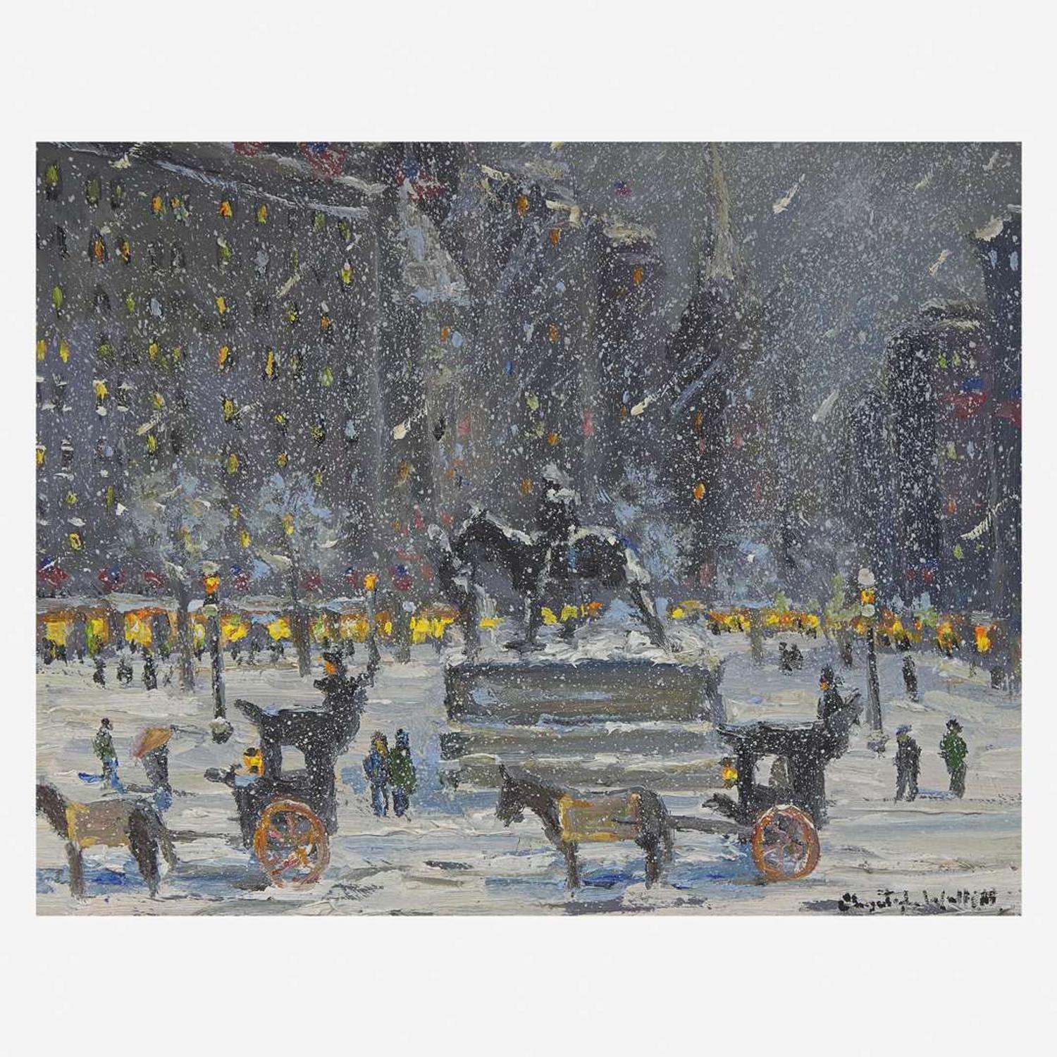 Christopher Willett (American, B. 1959) The Plaza