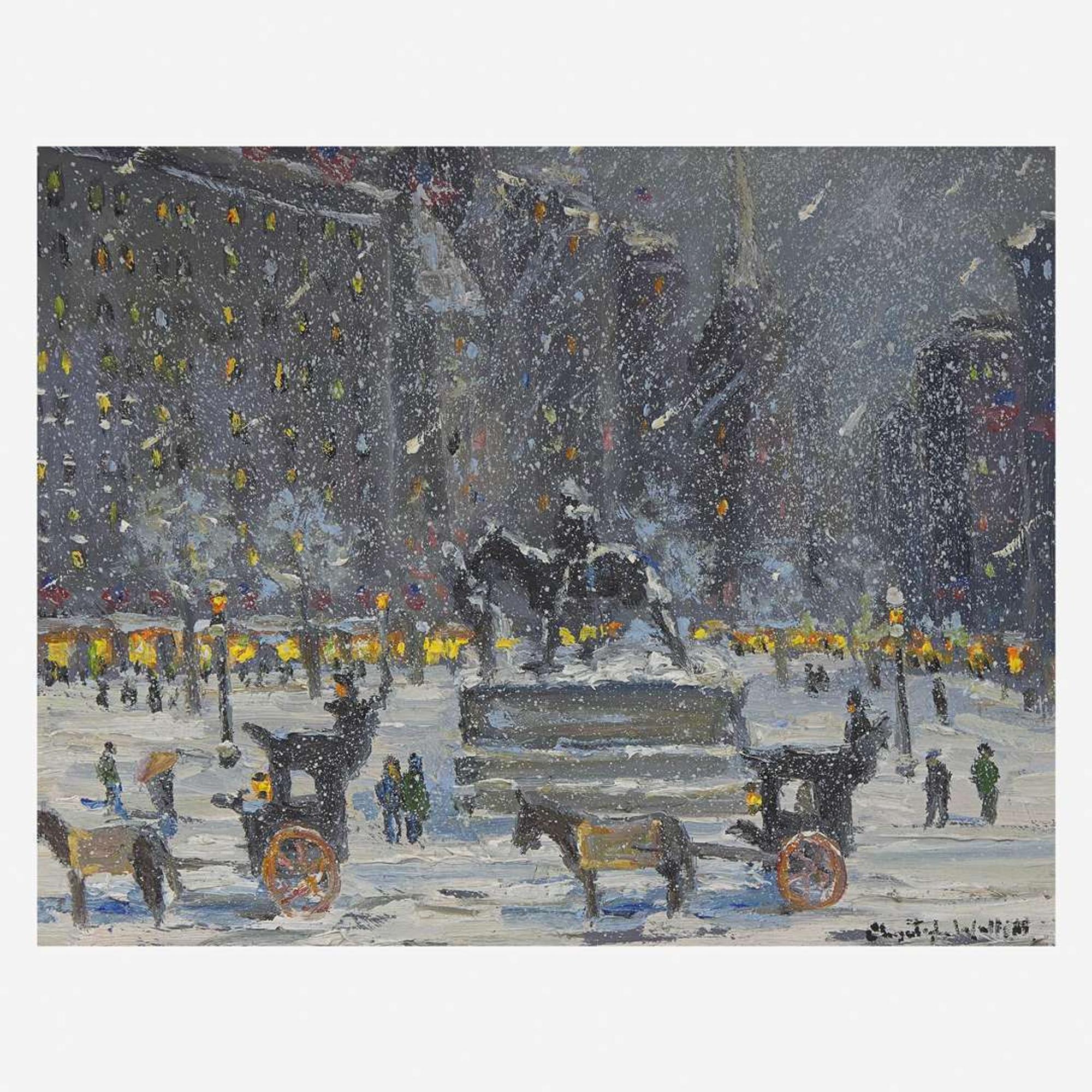 Christopher Willett (American, B. 1959) The Plaza
