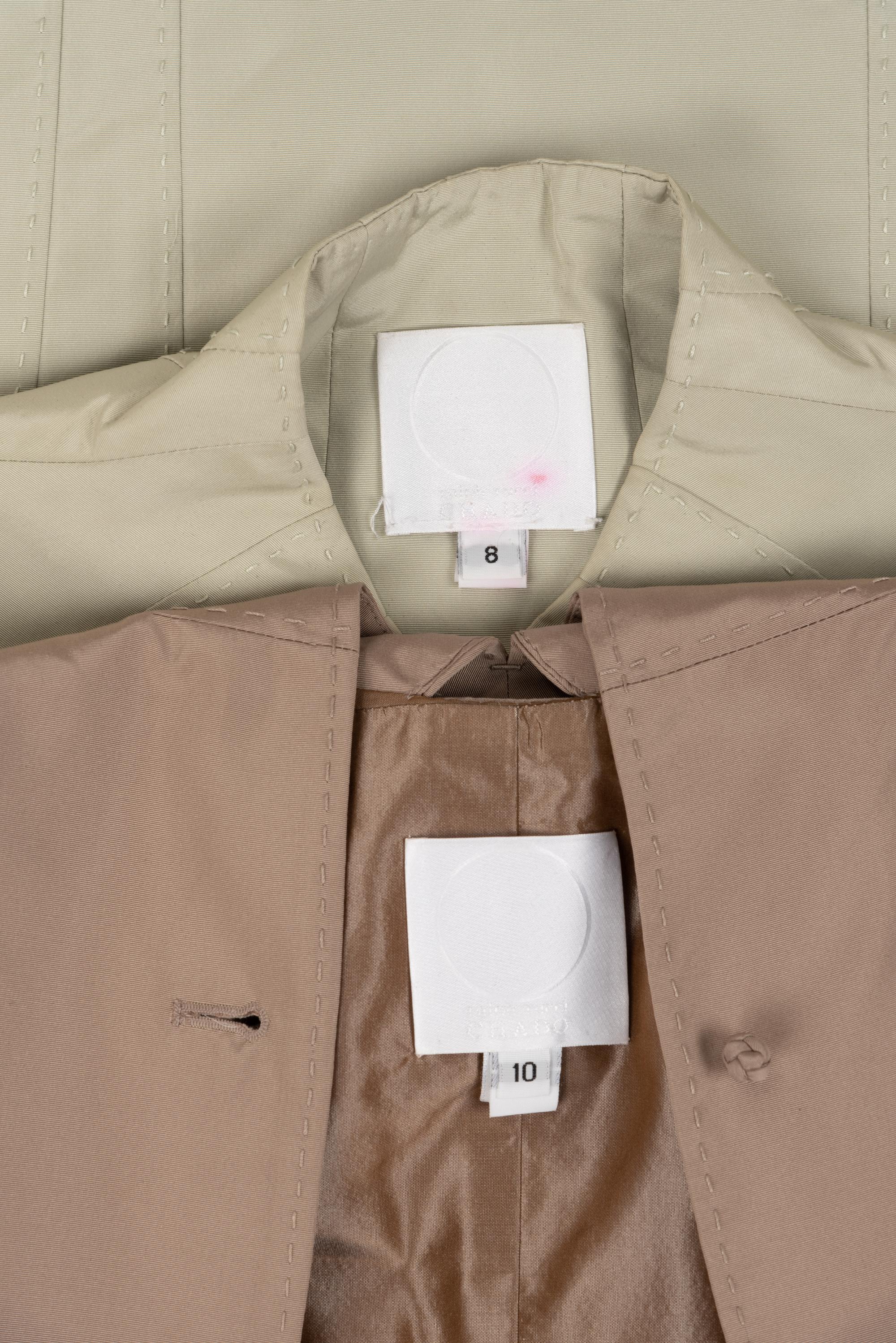 Two Chado Ralph Rucci Silk Taffeta Jackets, 2000-10s
