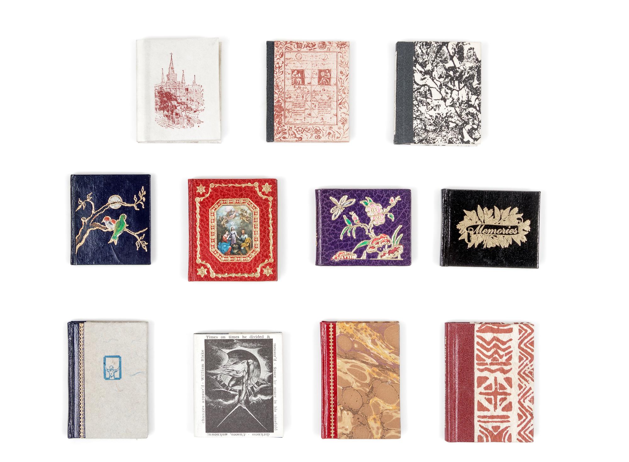 [MINIATURE BOOKS]. A group of 11 miniature books, comprising: