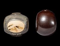 Two Japanese Studio Pottery Vases