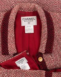 Chanel Wool Tweed Two-Piece Skirt Suit, Fall 1998