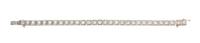 An 18 Karat White Gold and Diamond Bracelet, French, 16.50 dwts.