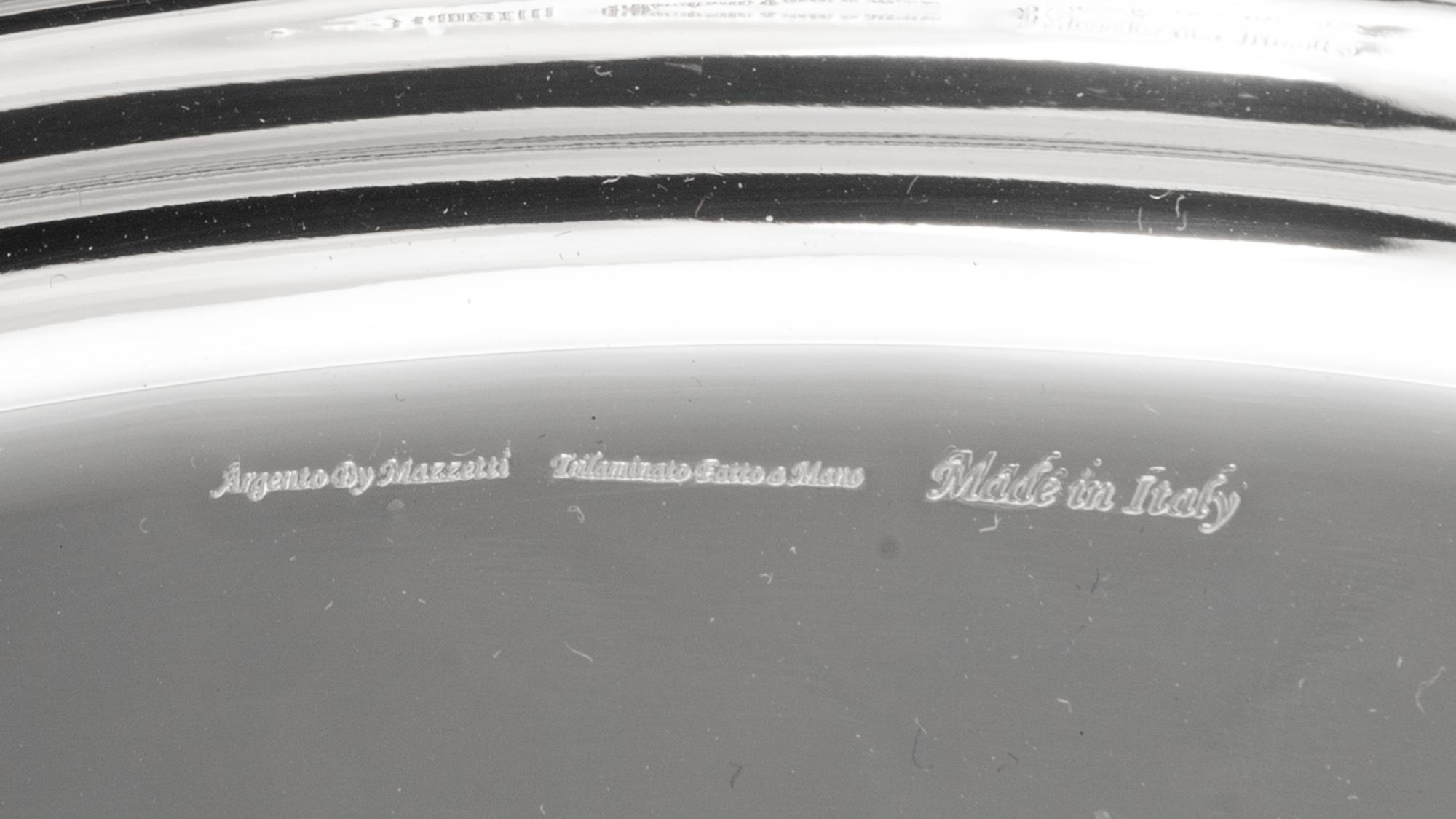 A Group of Six Silver-Plate Serving Trays