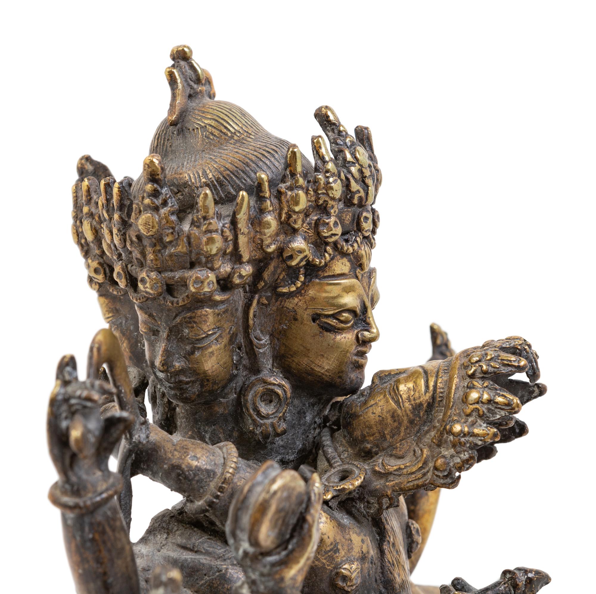 [APPROVED FOR DONATION] A Sino-Tibetan Gilt Bronze of Bodhisattva and Consort