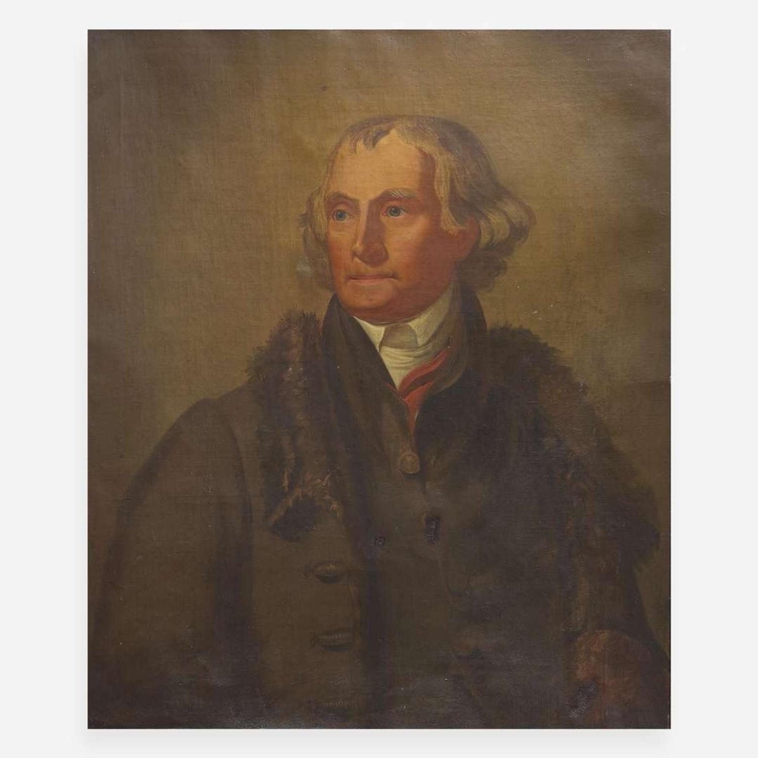 American School 19th century, After Thomas Sully (1783-1872) Portrait of Thomas Jefferson (1743-1826)