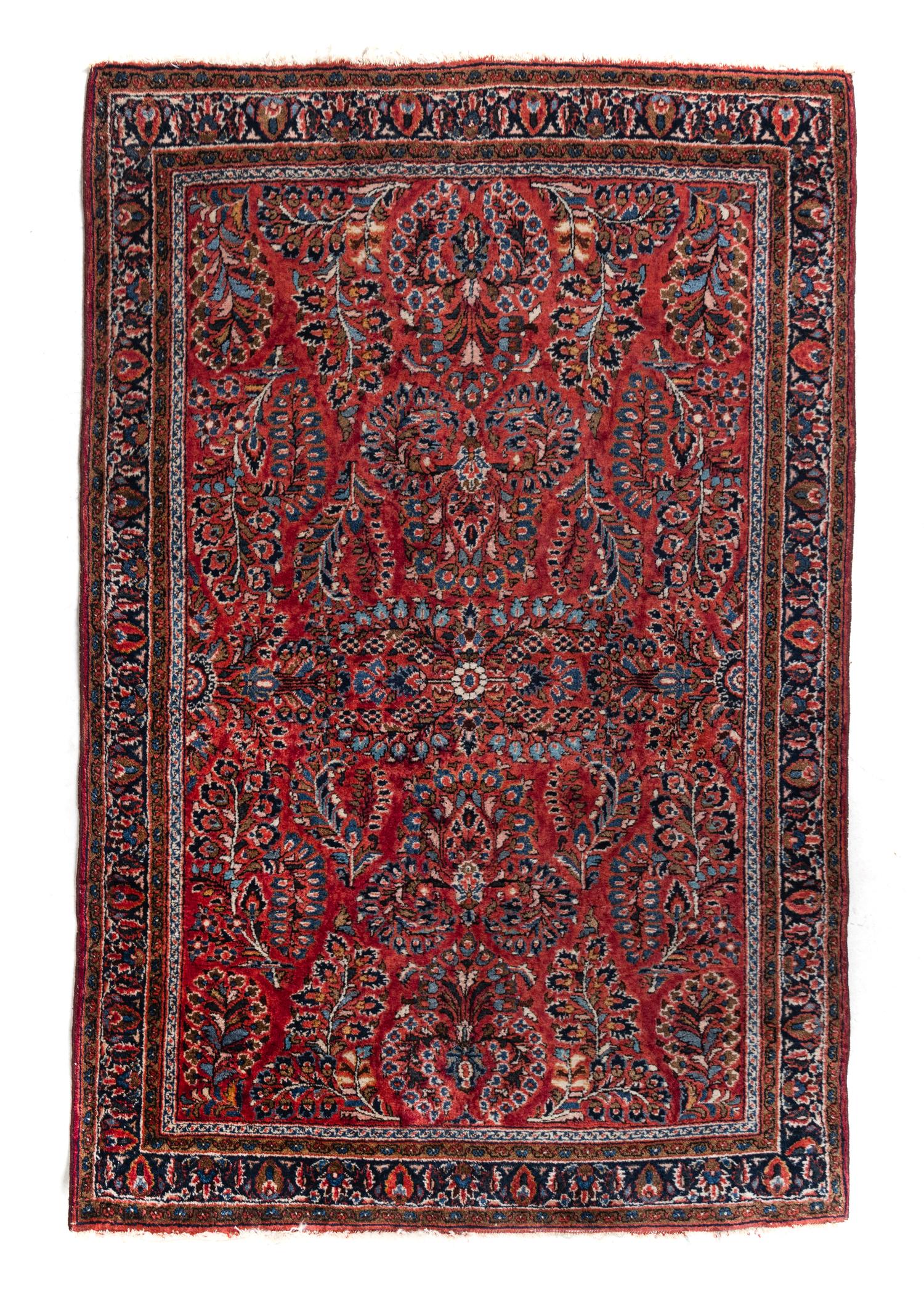 A Sarouk Wool Rug