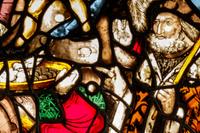 A Continental Stained Glass Window