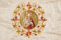 Three Embroidered Vestments and an Altar Cloth
