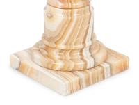 An Onyx Pedestal Base