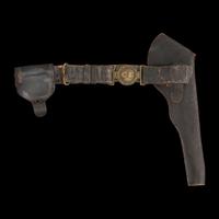 Archive of a Confederate Mobile-Made Etched Blade Staff & Field Officers Sword, Leech & Rigdon Two-Piece Belt Plate and Belt, Colt Navy and Holster likely of Capt. (Lt. Col.) R.H Shotwell