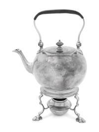 An 18th Century English Silver Tea Kettle