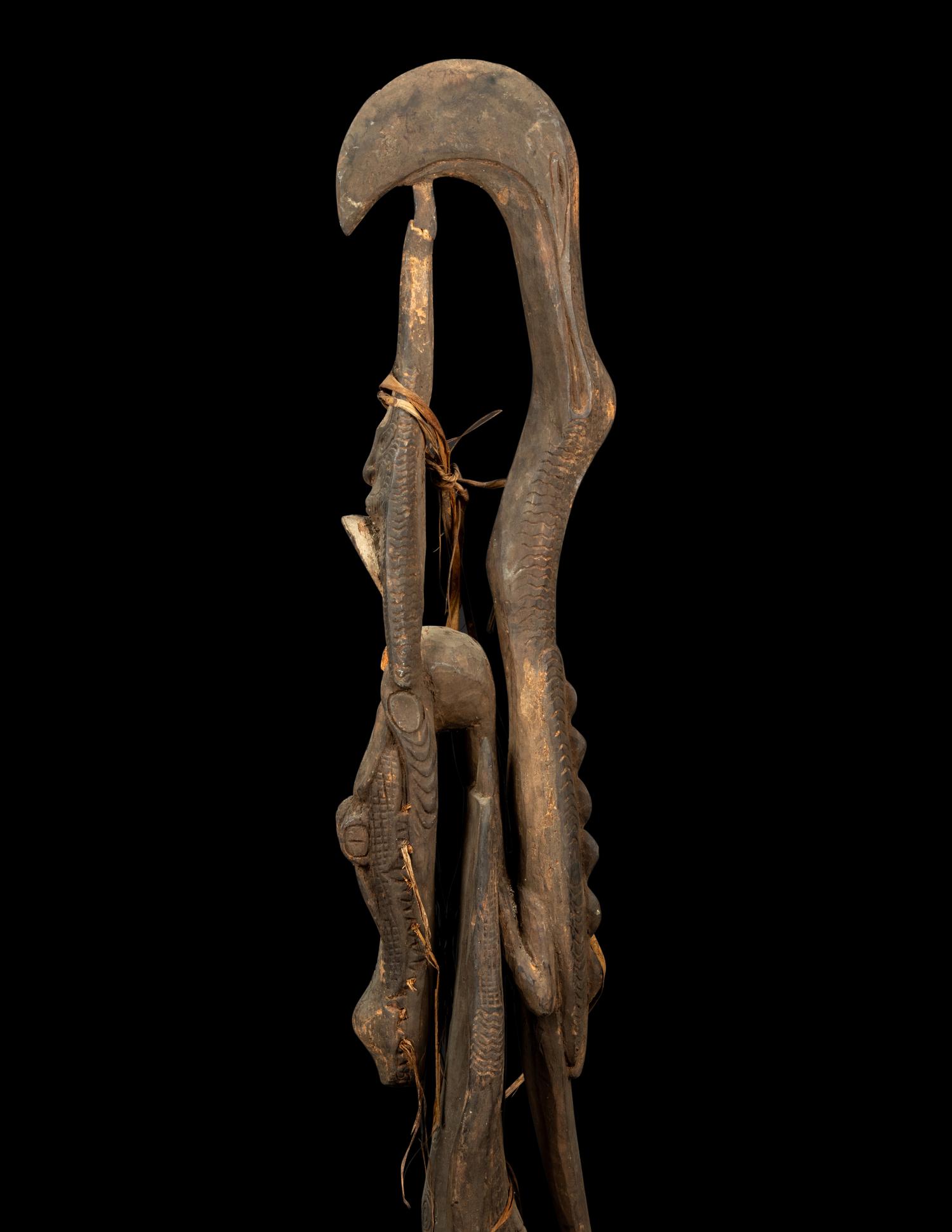 An Oceanic Wood Standing Figure