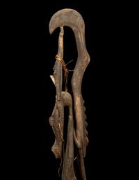 An Oceanic Wood Standing Figure