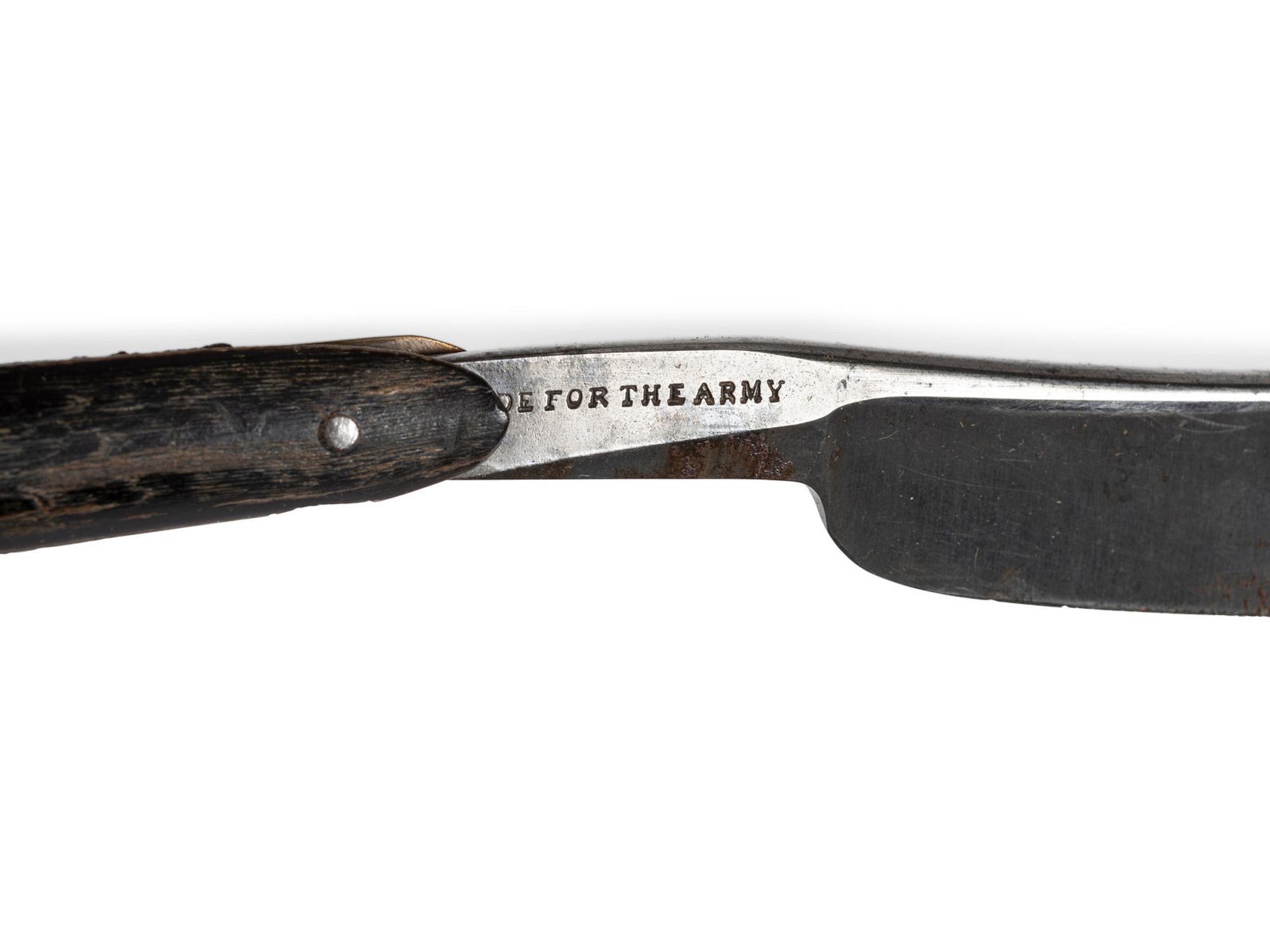 [CIVIL WAR]. Large collection of shaving utensils and personal items.